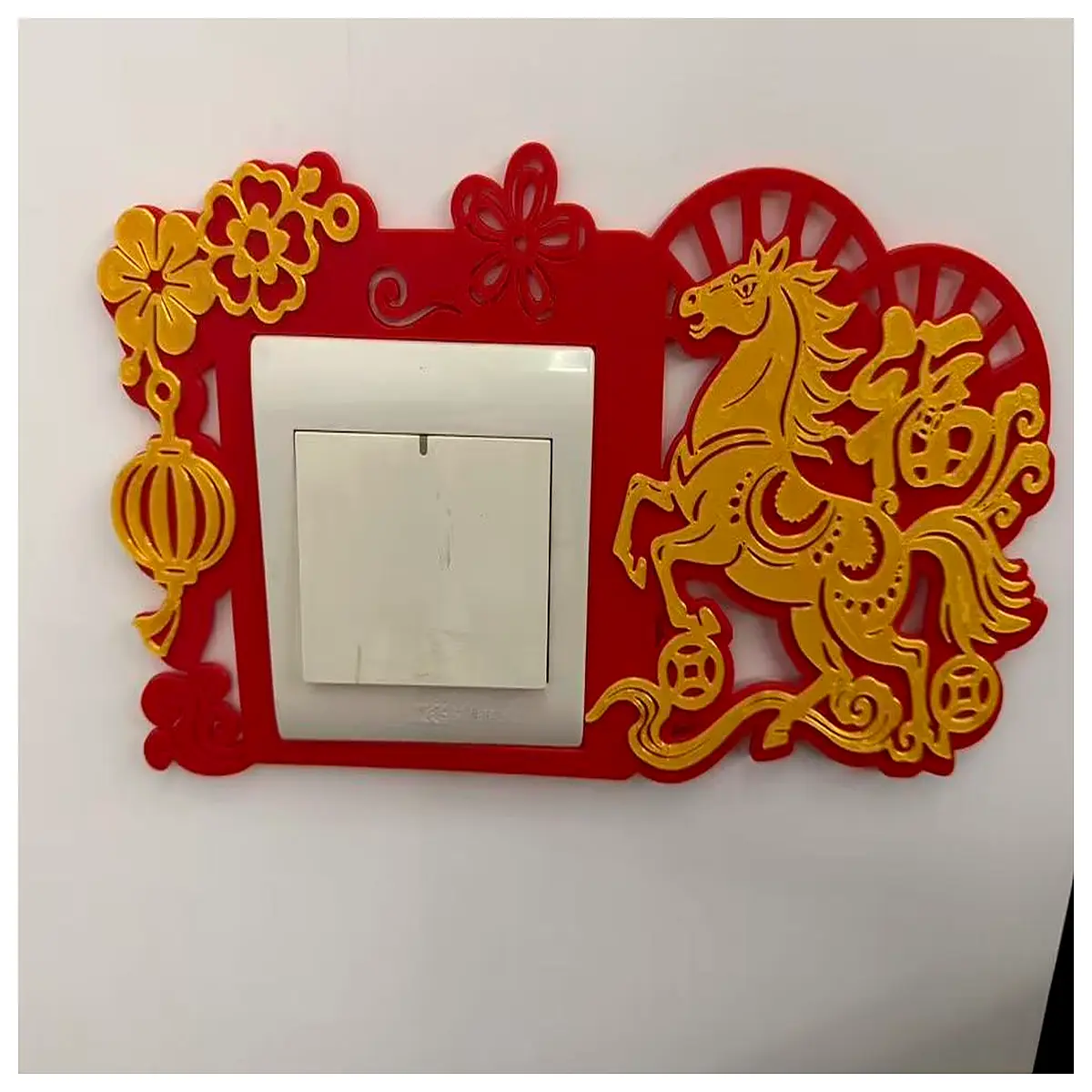 Creative Year of the Horse Decoration Stickers Spring Festival Decoration New Year Decoration Stickers Festive Decorations Happy New Year