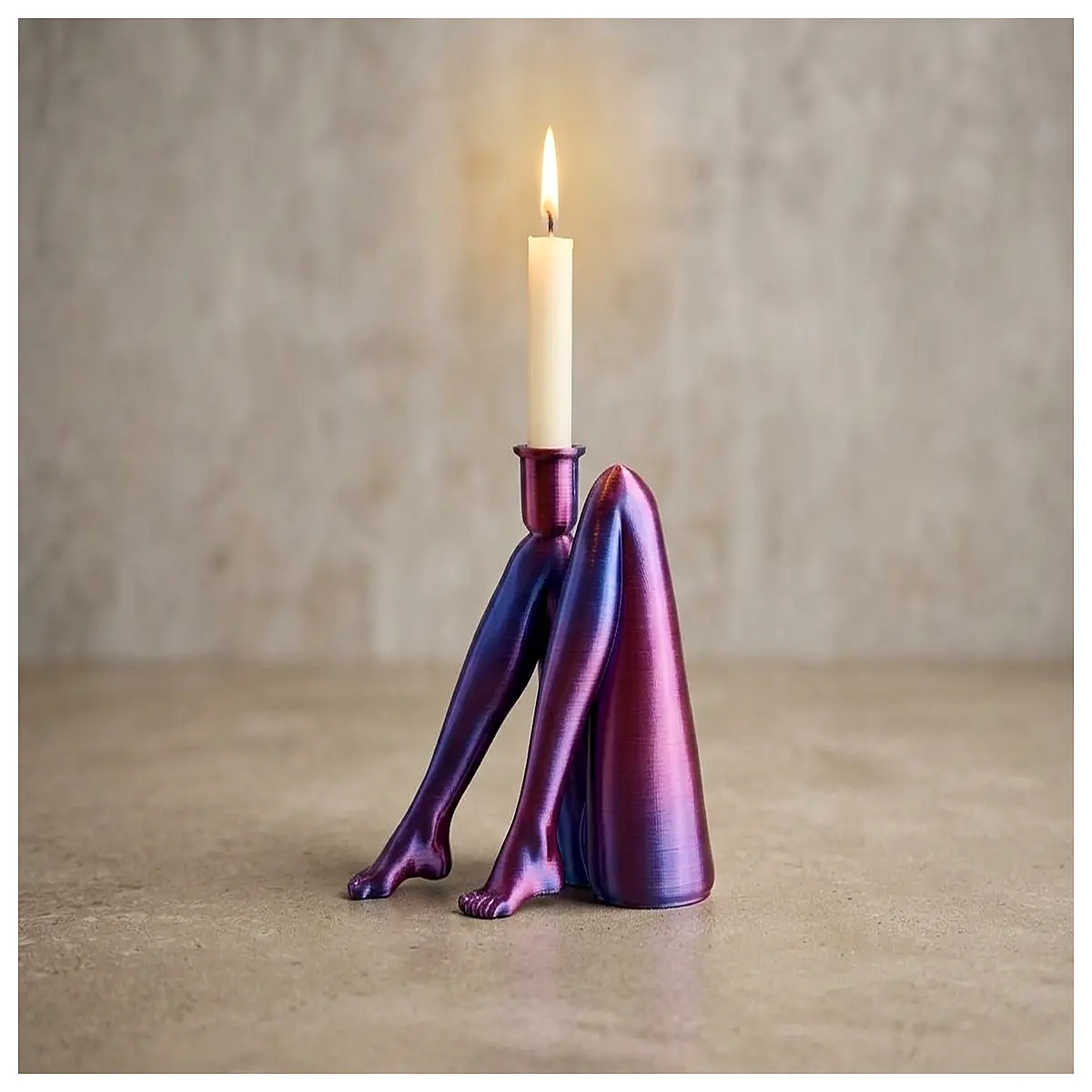 Long Legs Candle Holder Decorative Accent Romantic Dinner Festive Gift Candle Stand Creative Home Decor