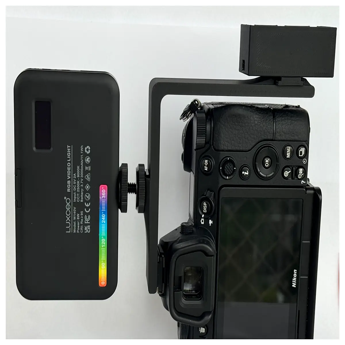 L Shaped Camera Mount Adapter Cold Shoe Extension Support Photography Accessory Phone Tripod Foot