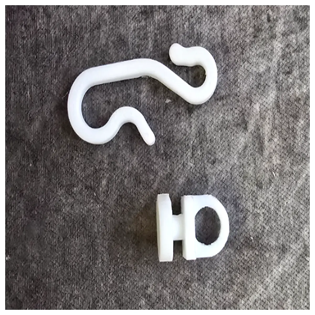 Curtain Hooks Shower Curtain Rails Accessories Bathroom Mounting Clips Wall Fixings Curtain Hardware Quick Install