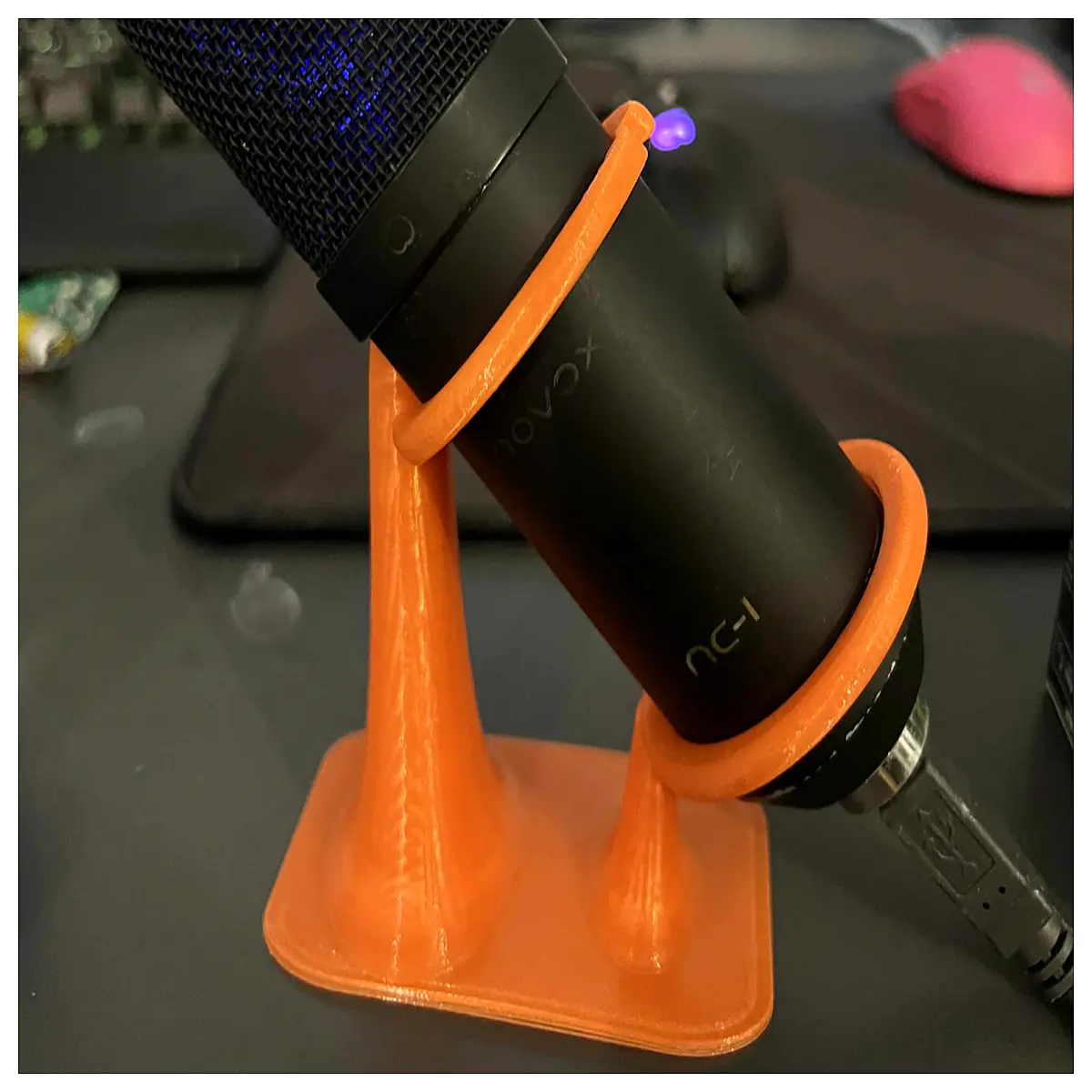 mic mount adapter for novox nc 1 boom arm holder bracket replacement part
