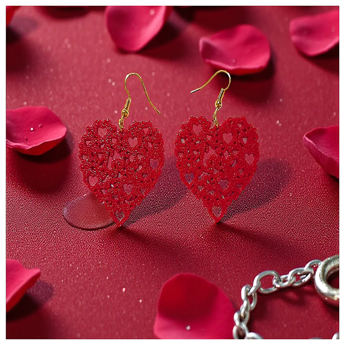 romantic stud earrings for women 1000 tiny love charm studs dainty silver gold jewelry gifts for girlfriend