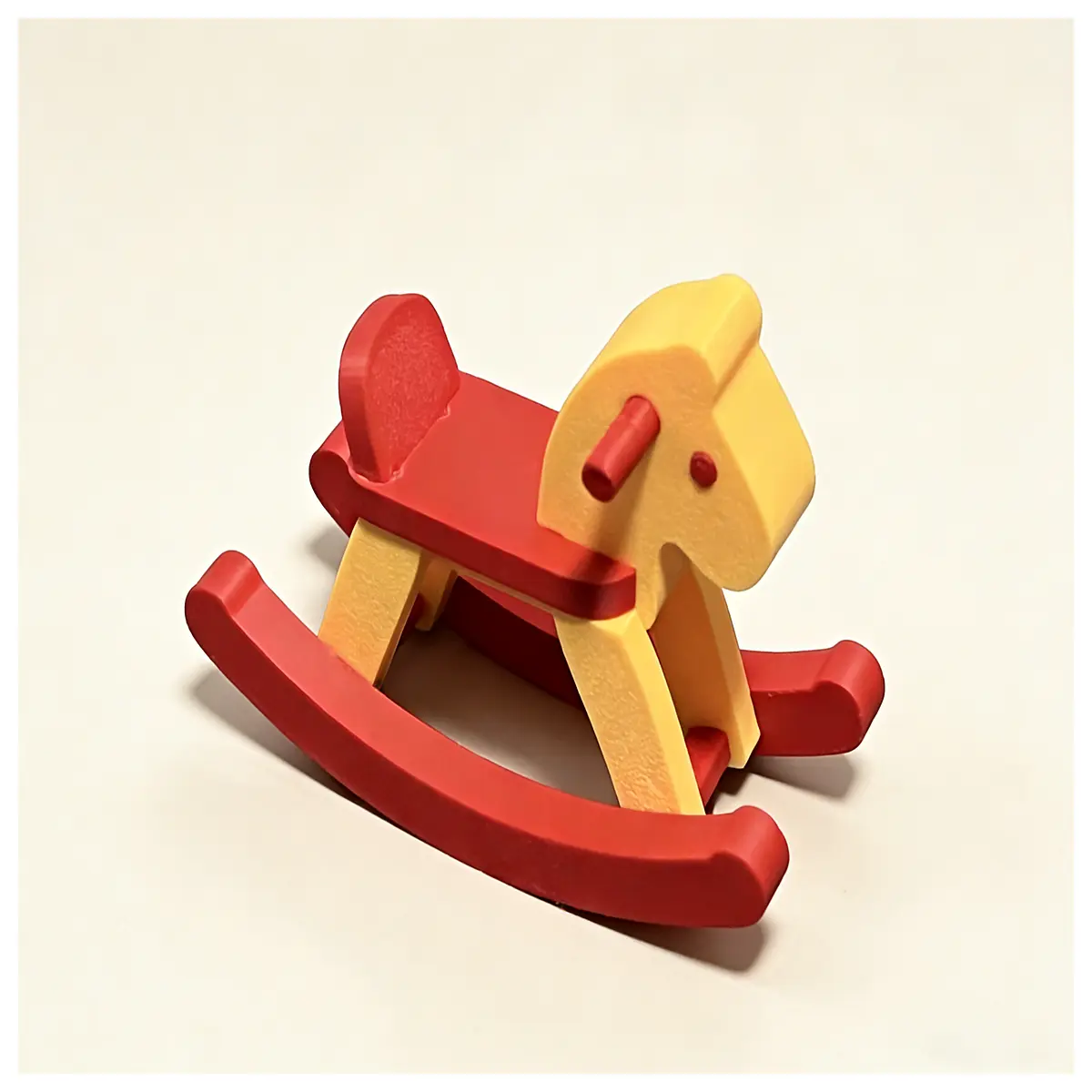 Rocking Horse Toy Baby Soother Toy Rolling Small Horse Cute Decoration Infant Sleep Toy Charming Rocking