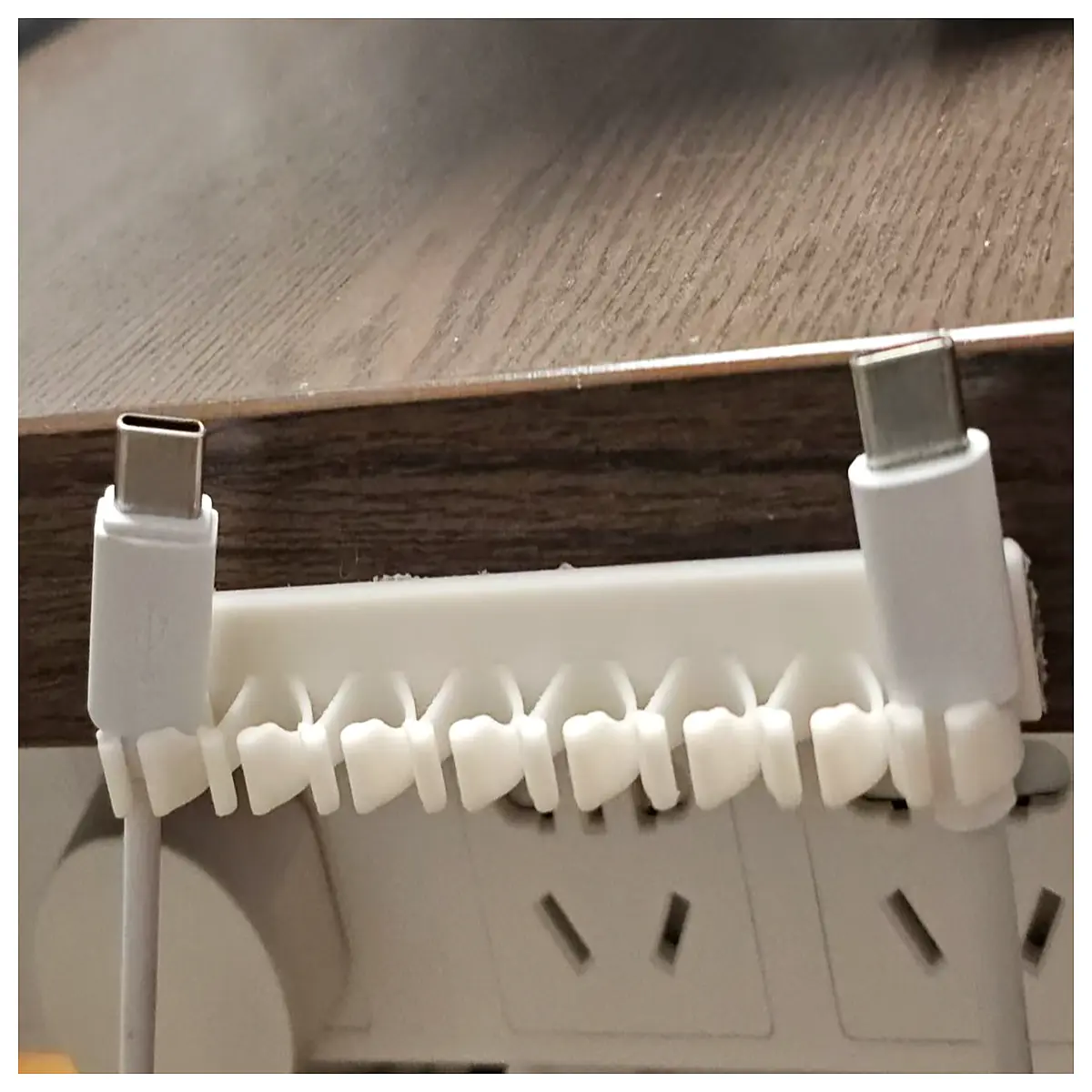 cable organizer for desk wire management clips charging station holder phone with cable tray