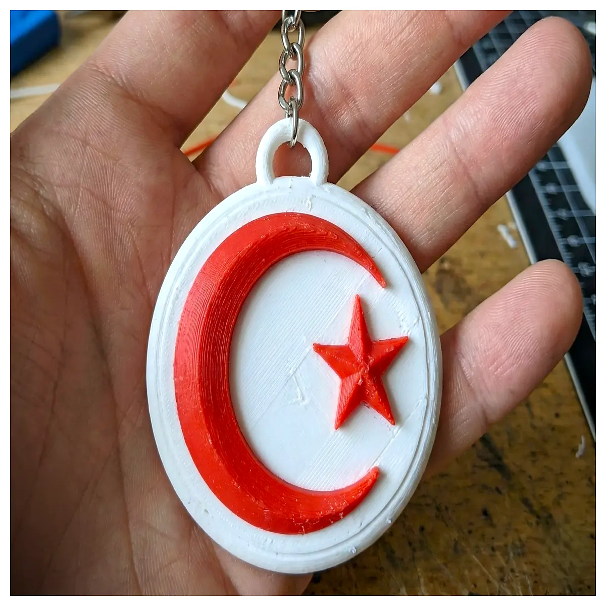 Moon Star Keychain Theme Decoration Car Bag Accessory Romantic Gift Keychain Charm Night Sky Pattern