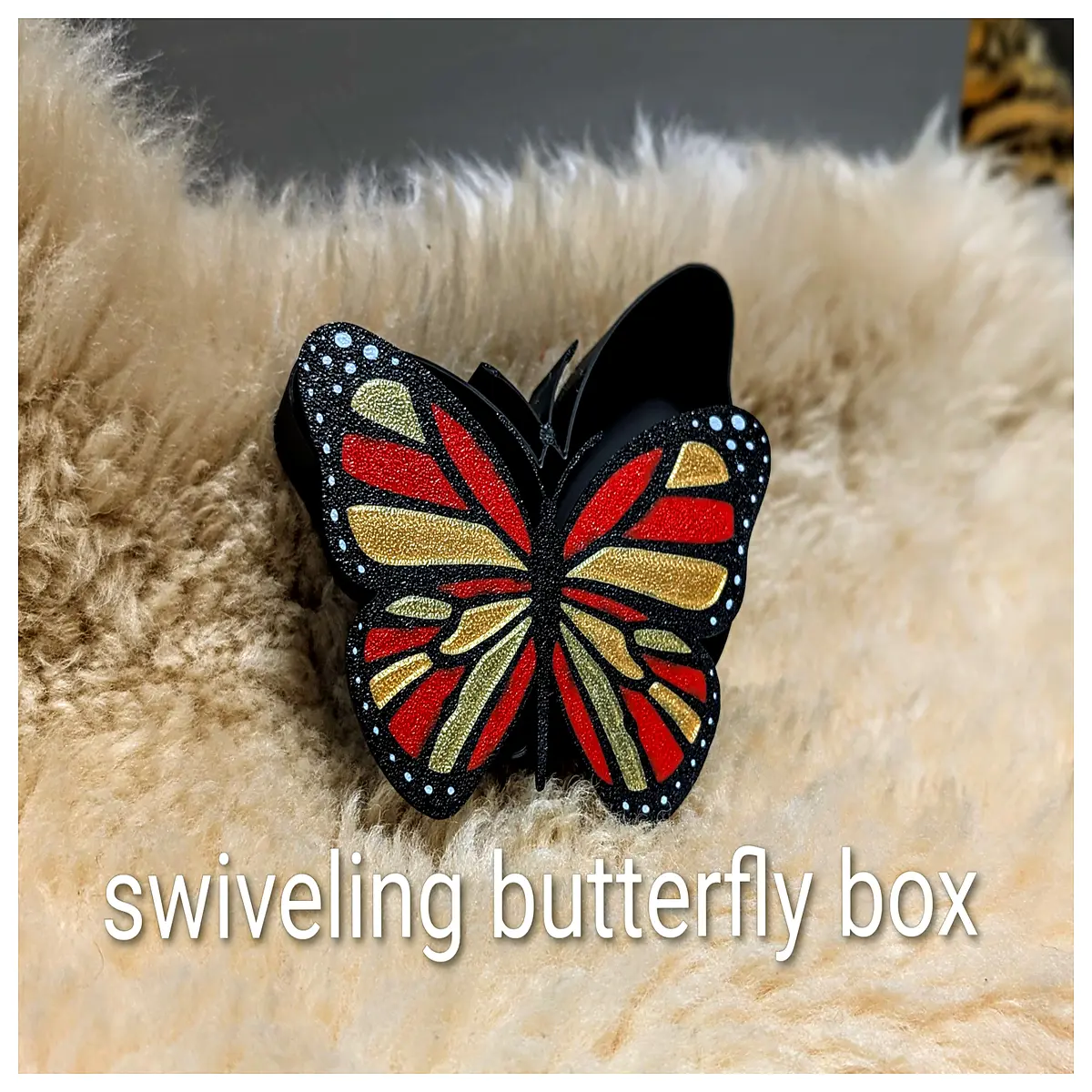 Spinning Box Jewelry Creative Gift Desktop Decoration Art Ornament Toy Rotating Box Gift Box Surprise Gift