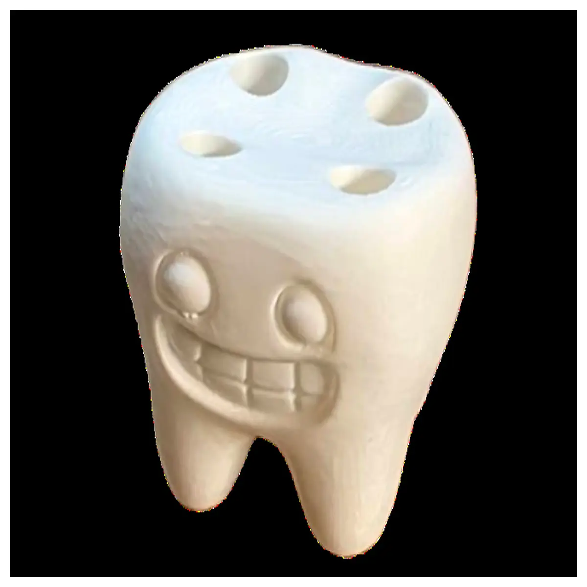 Kids Toothbrush Holder Funny Face Bathroom Toothbrush Stand Brush Organizer Toy Storage Accessory Toothbrush Case