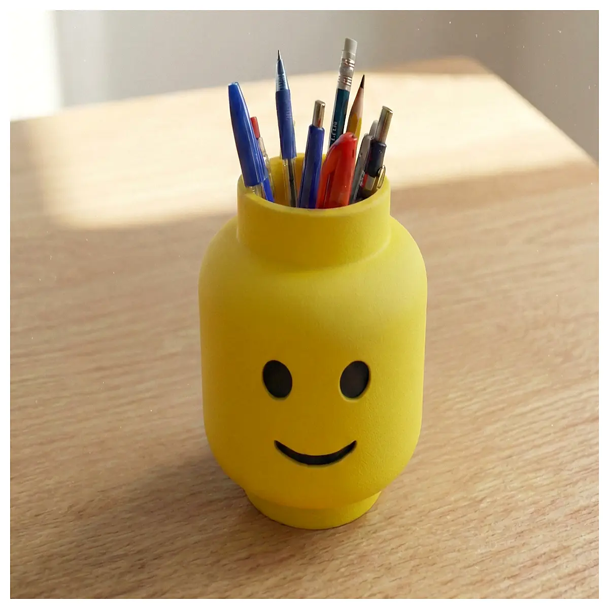 Building Man Head Pen Holder Toy Figure Accessory Model Head Support Block Collection Essential for Model Enthusiasts