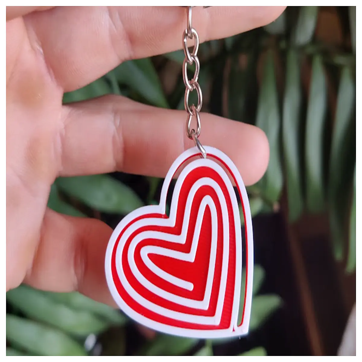 Shaped Keychain Romantic Gift Love Charm Keyring Decoration Keepsake Accessory Keychain