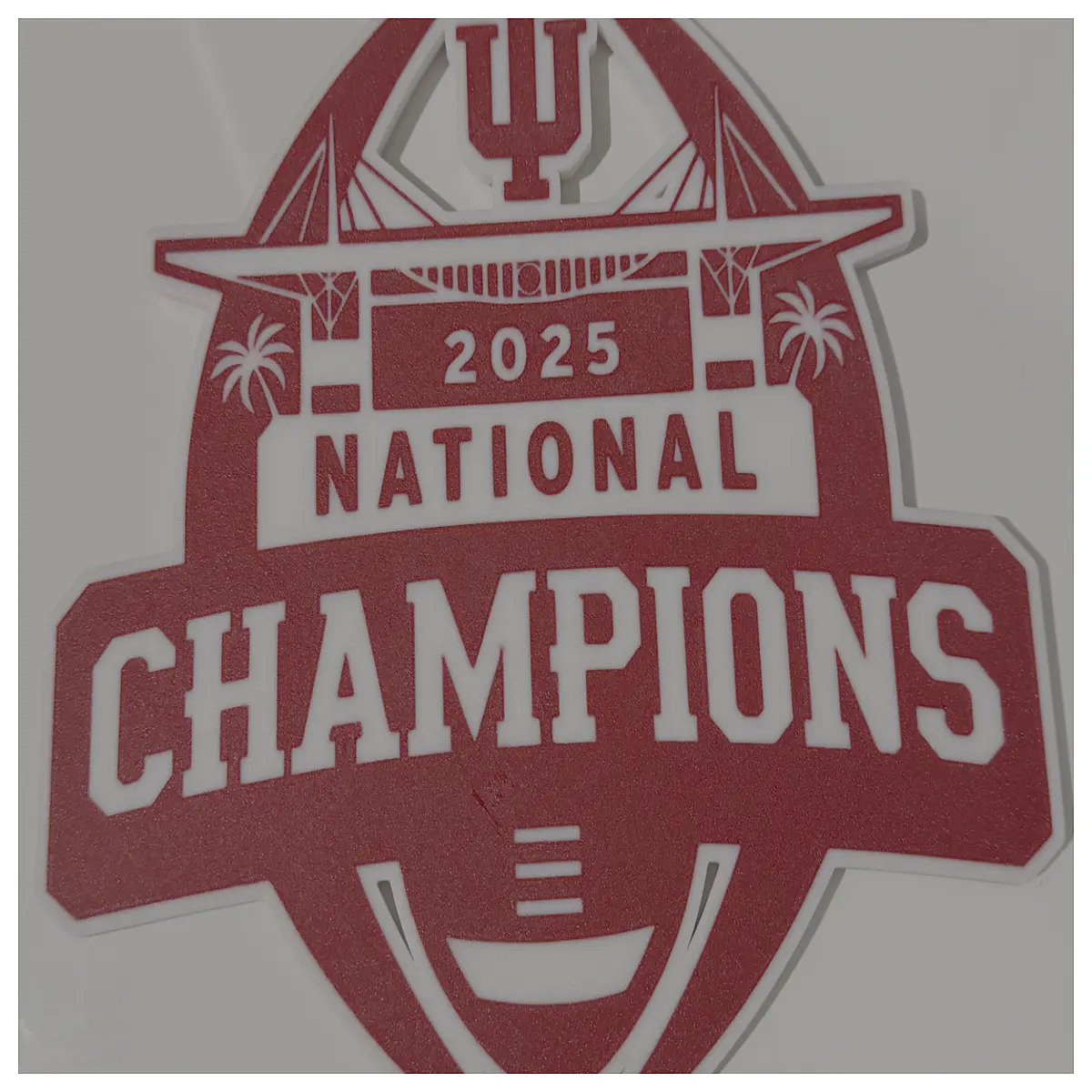 Indianapolis Indians National Champions Award Trophy Sports Recognition Prize Medal Commemorative Cup