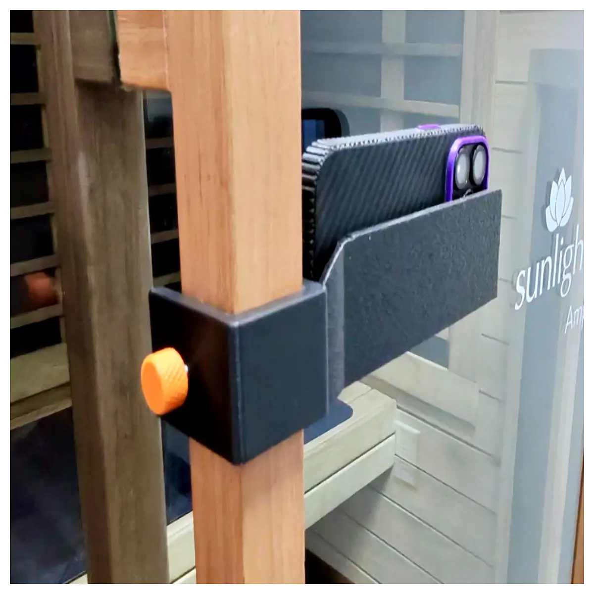 Sauna Phone Holder Bathroom Phone Mount Car Phone Holder Phone Accessory Shower Phone Stand Mobile Holder