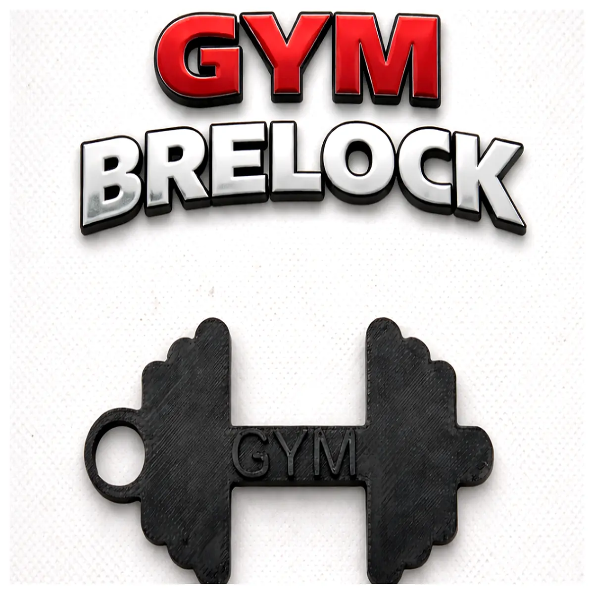 Weightlifting Dumbbell Keychain Fitness Decor Gym Accessory Workout Gift Dumbbell Parts