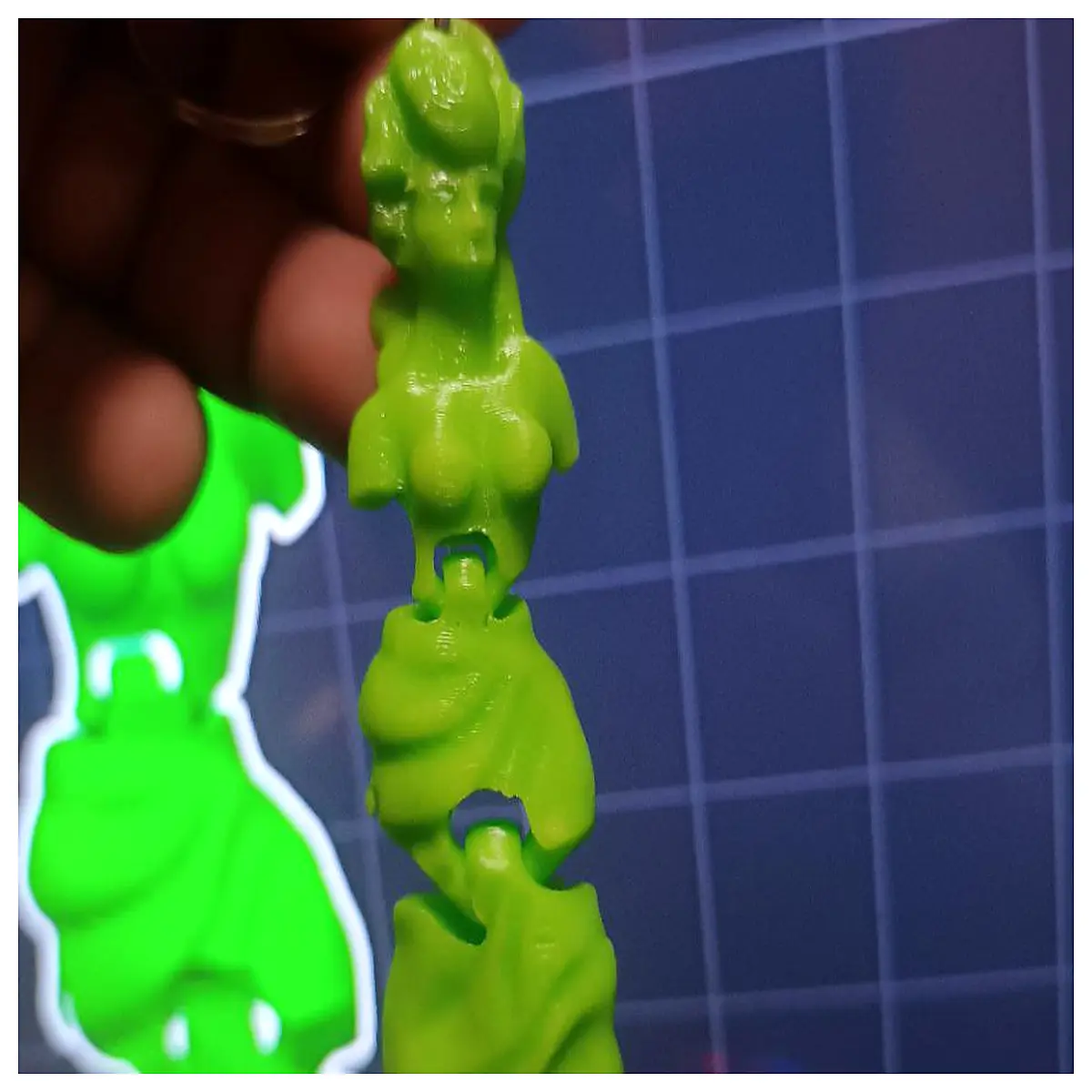 Venus Jelly Keychain Soft Silicone Keychain Movable Figure Anime Collectible Mascot Accessory