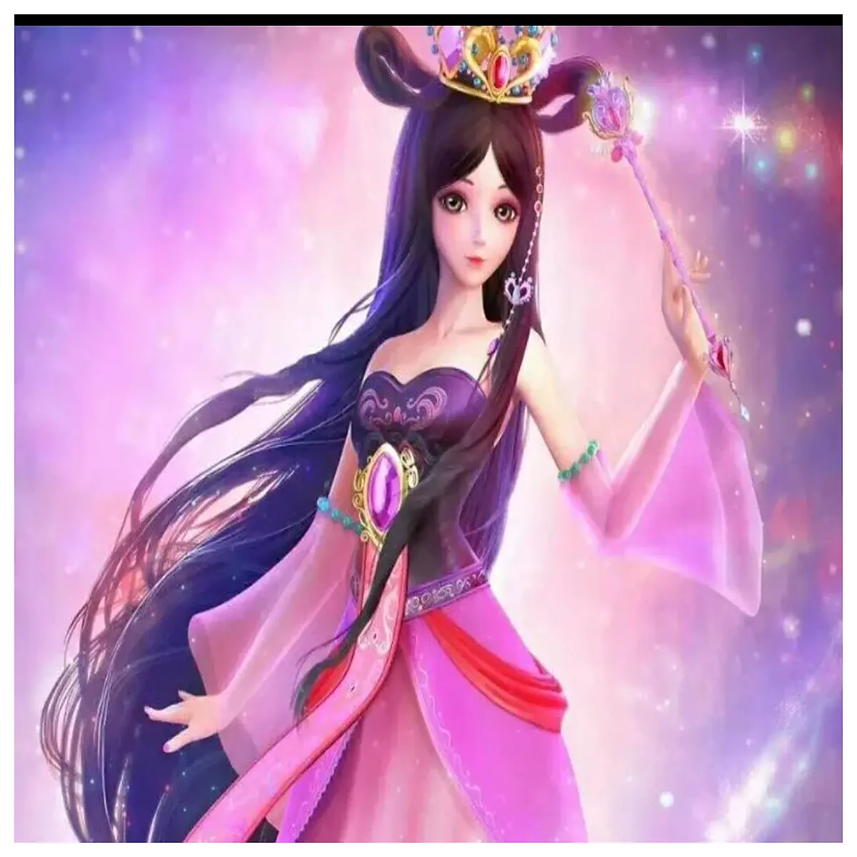 Yelolie Forehead Jewel Model Jewelry Accessory Decoration Figure Toy Girls Gift