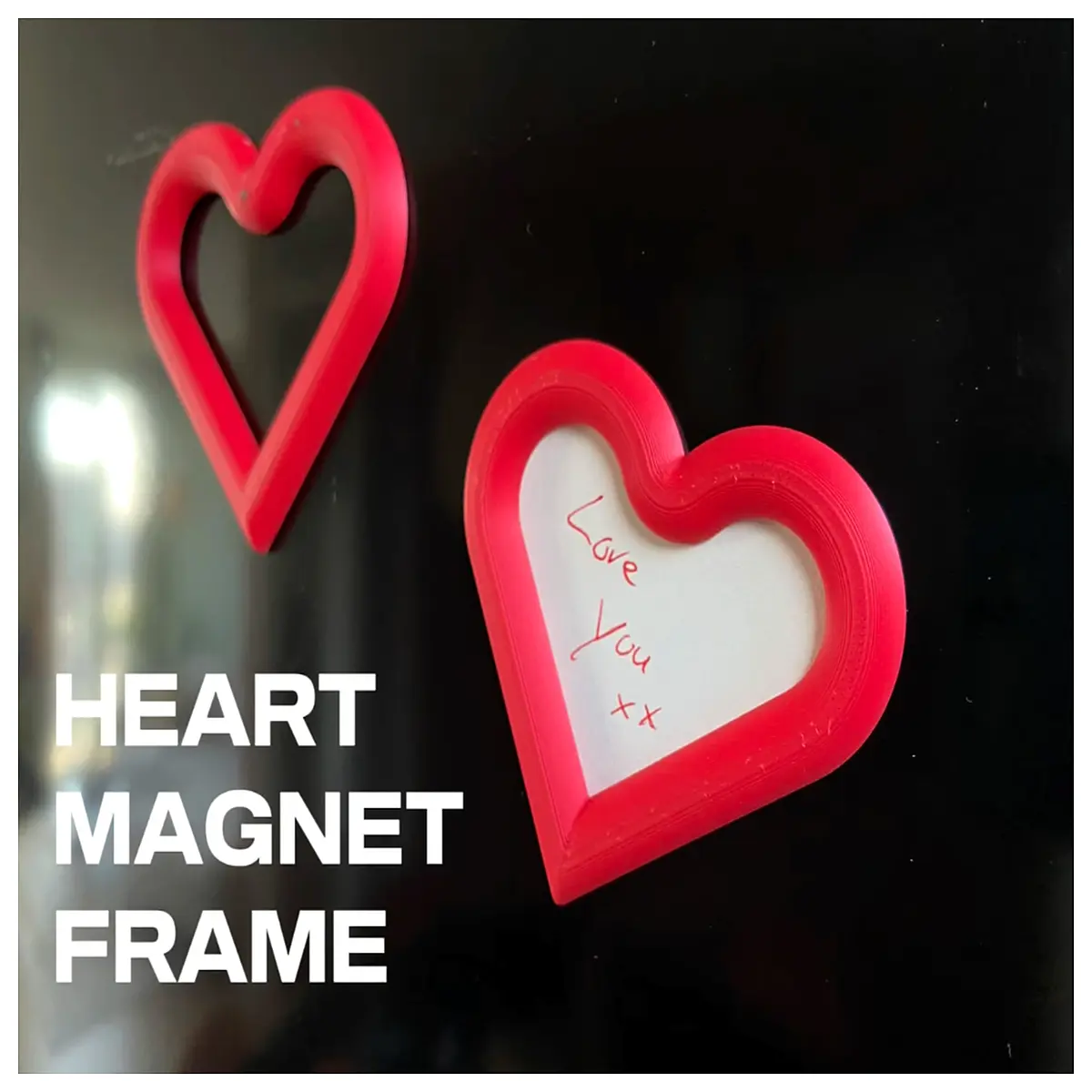 shaped magnetic frame valentines day gift romantic photo wall decor couple keepsake