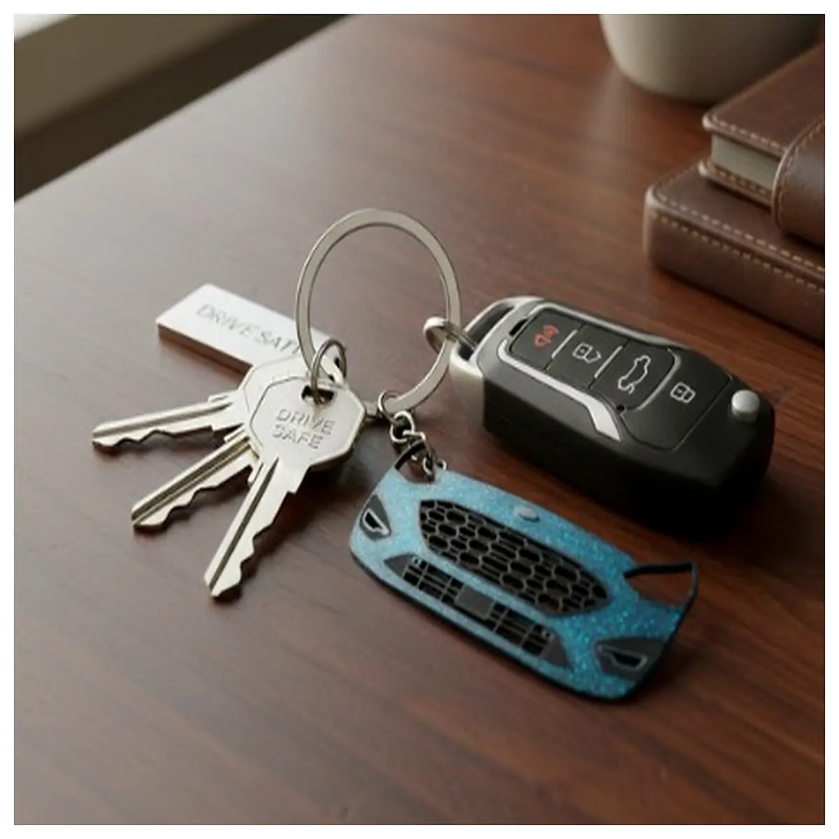 Keyring Car Decoration Keychain Car Accessories Vehicle Novelties Auto Parts
