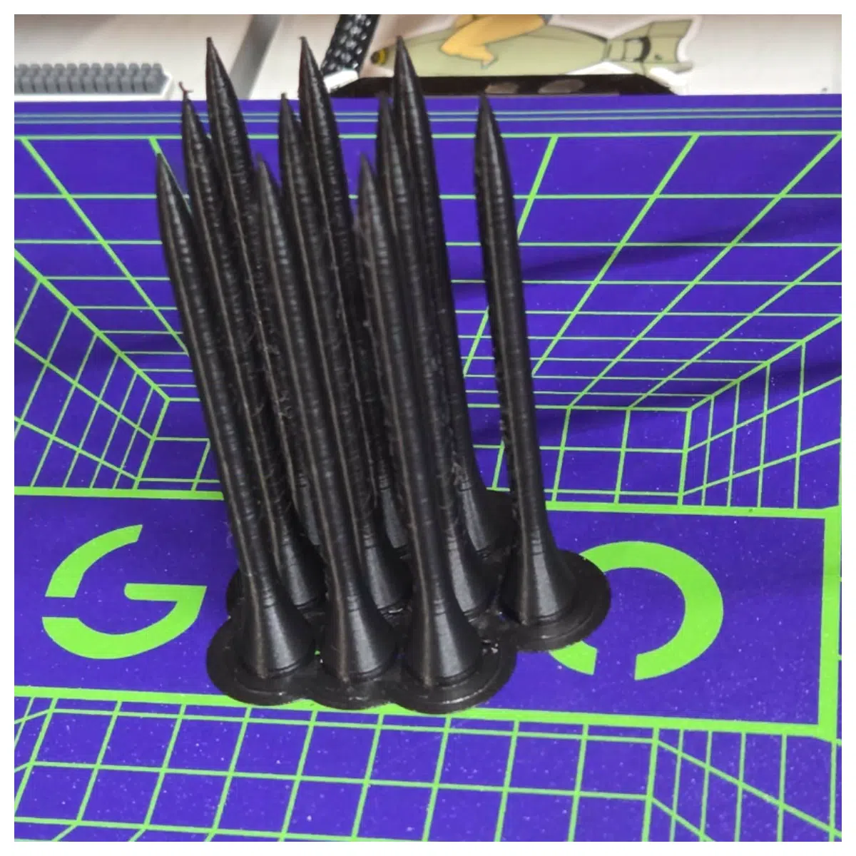 3D Printed Ball Seat Set 10 Piece Mini Course Decoration Indoor Outdoor Garden Landscape Accessory