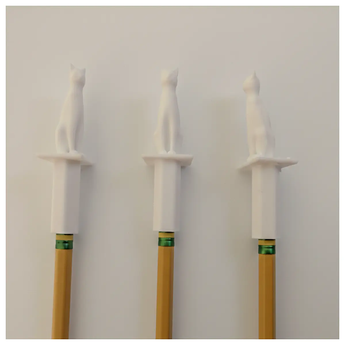 Cat Pencil Cap Cute Animal Pencil Topper for Kids Drawing Supplies Art Accessories Creative Decoration