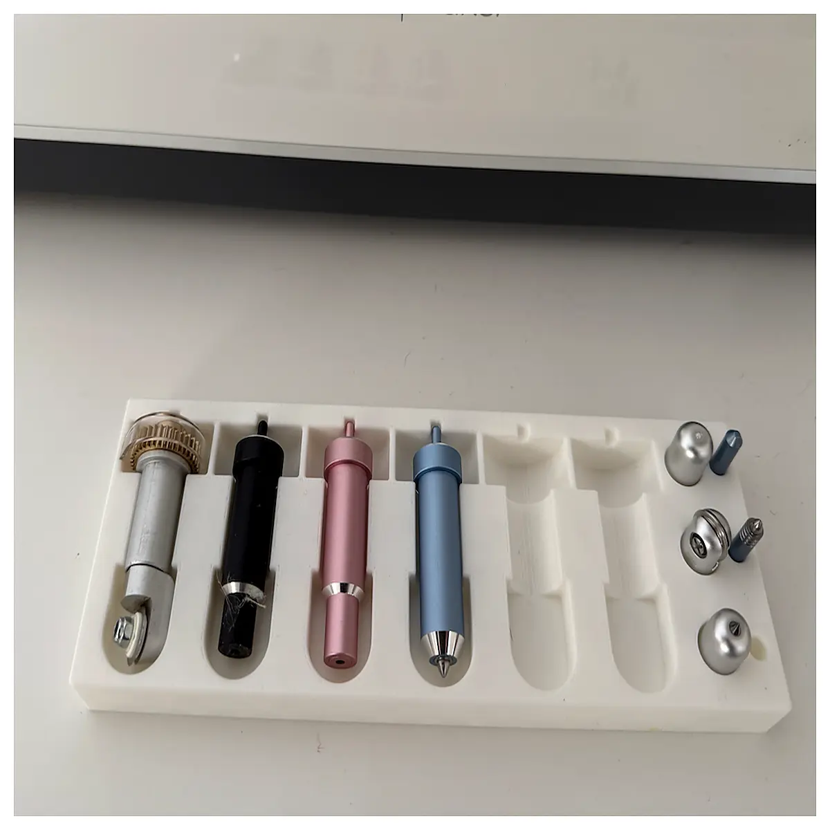 cricut accessory organizer storage box for cutting mats tools blades weeding hooks craft supplies desk tidy