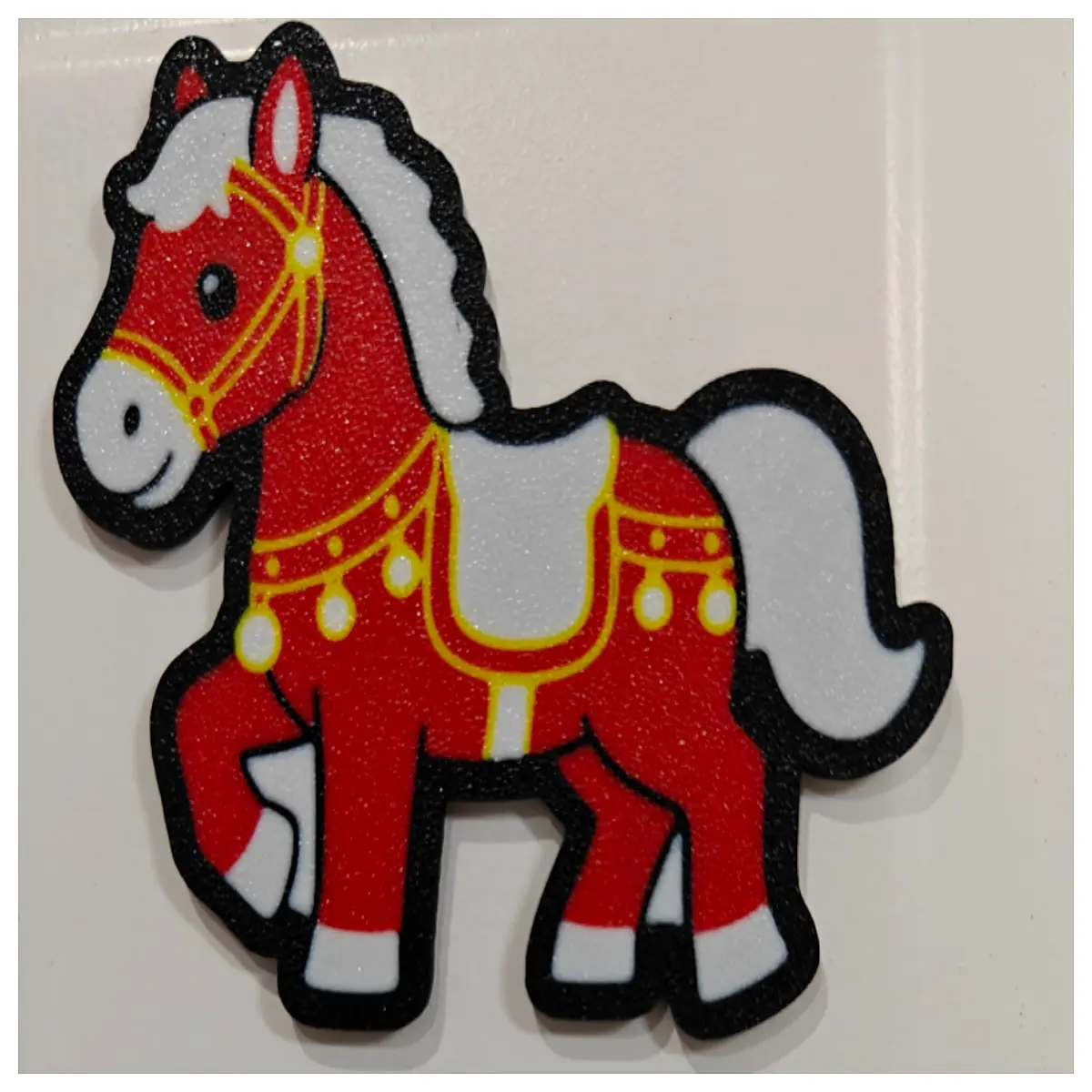 cute cartoon fridge magnet for kids room decor magnetic toy souvenir gift colorful horse figure refrigerator organizer accessory