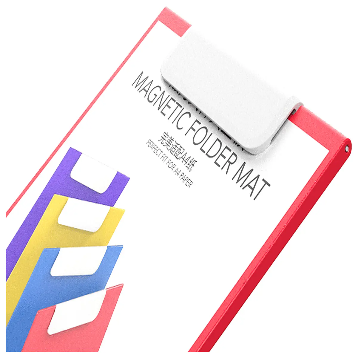 Magnetic Document Holder Pad Magnetic Page Fixer Office File Folder Accessories Desktop Fixing Device Paper Magnetic Clip Magnetic Stationery
