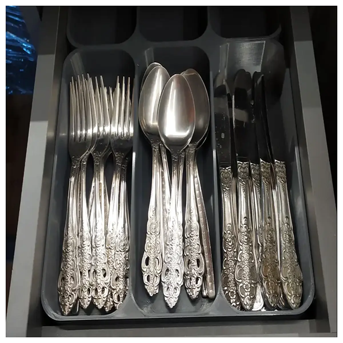 Cutlery Organizer Kitchen Shelf Dishware Rack Drying Rack Storage Solution Space Saver Practical