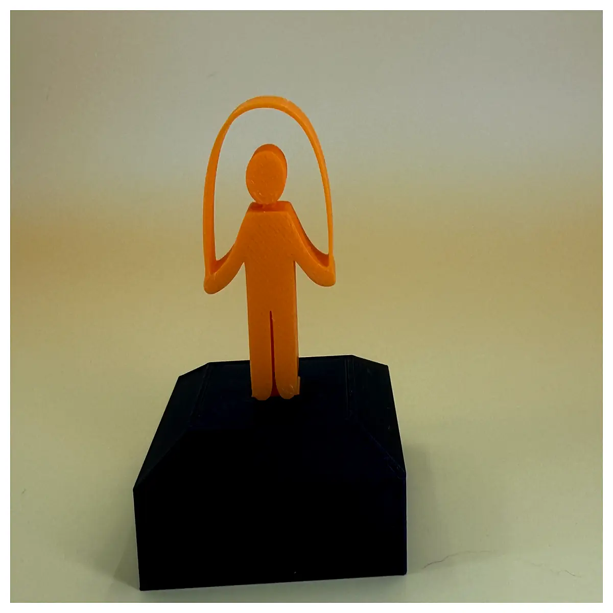 Jump Rope Trophy Fitness Award Sports Competition Prize Gym Reward Medal Recognition