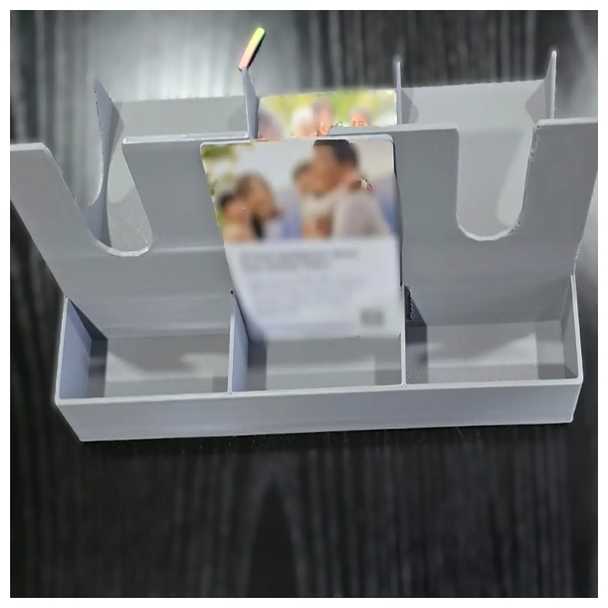 jw flyer holder rack organizer desktop for brochures pamphlets leaflet storage box