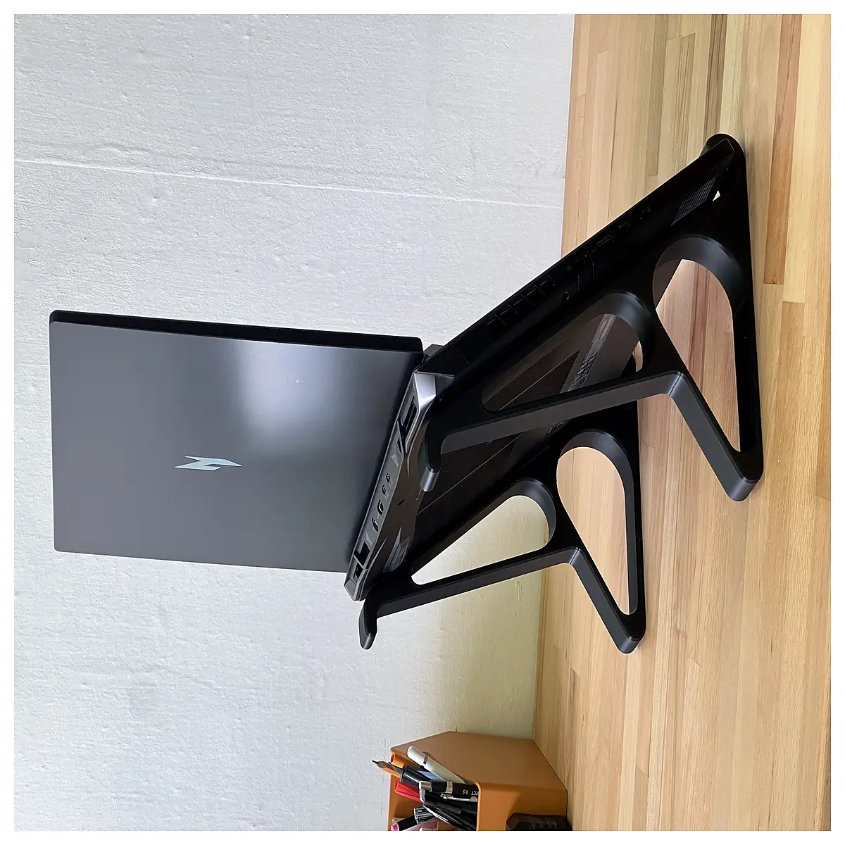 Adjustable Laptop Stand 2 Height Options Desktop Stand for Office Computer Accessories Supports Multiple Models