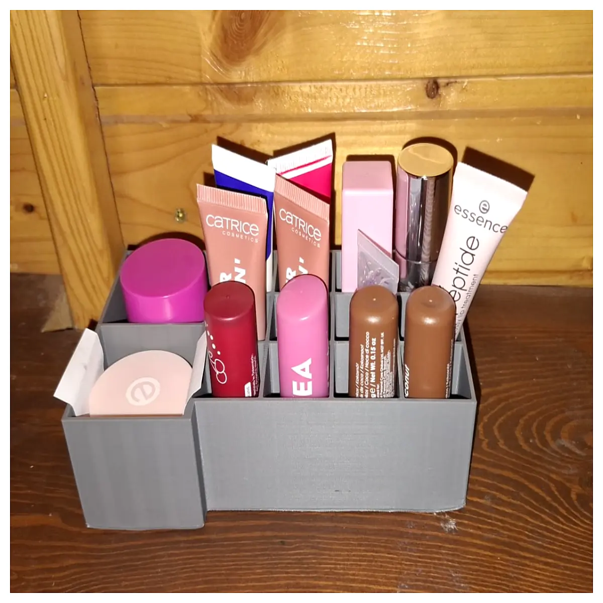 desk organizer with compartments for office supplies pen holder and paper clip storage desktop accessories