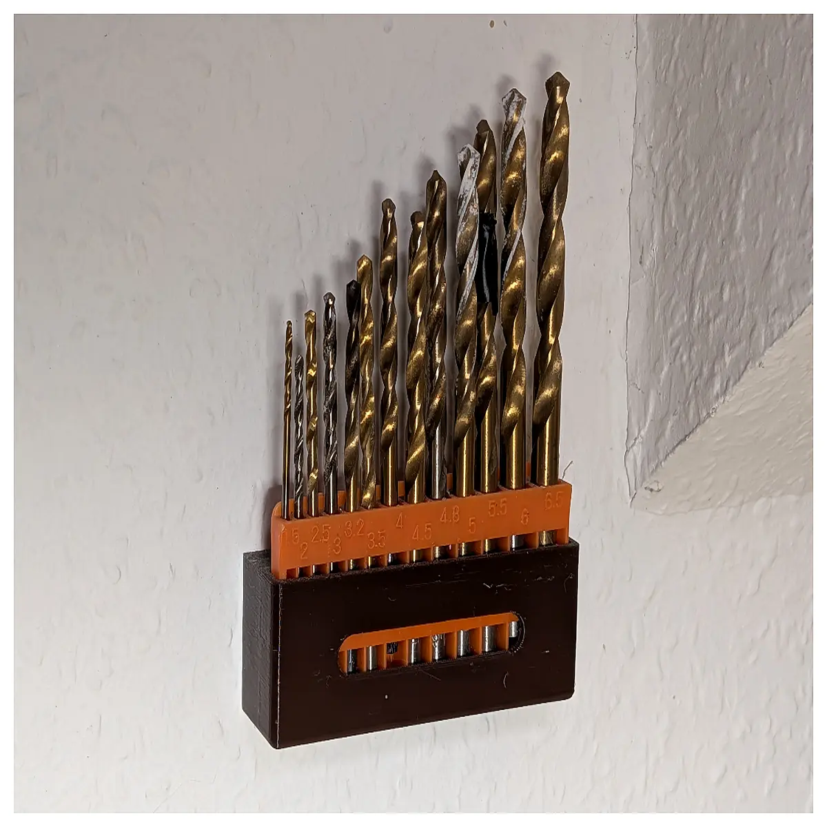 Wall Mounted Drill Bit Organizer Drill Bit Storage Solution Drill Bit Holder Drill Accessories Drill Bit Organizer Improve Drilling Efficiency