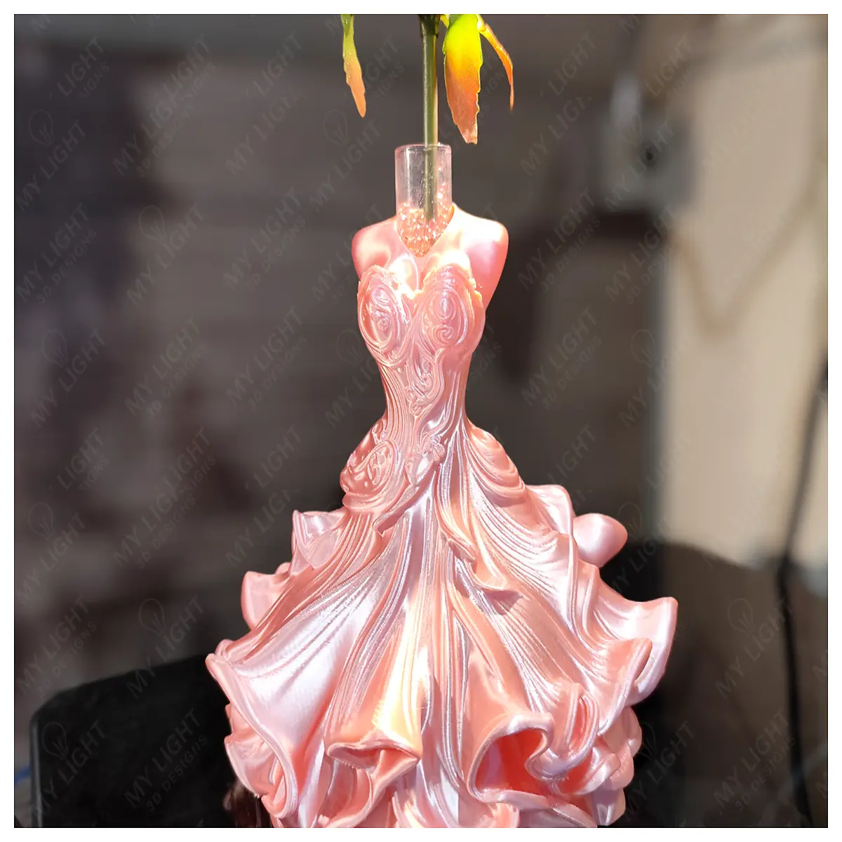 Elegant Dress Planter Sculpture Version Decorative Flower Pot Indoor Garden Decoration Beauty