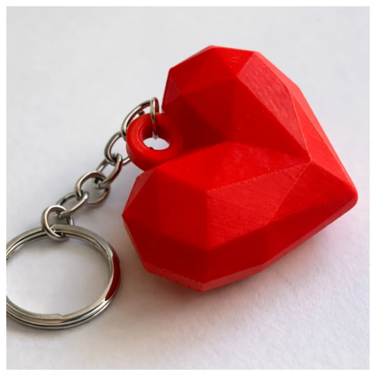 Low Poly Keychain Minimalist Cute Pendant Phone Decoration Key Chain Accessory Gift Idea