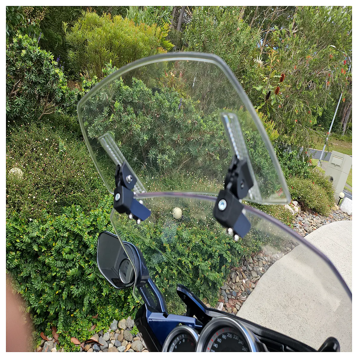Motorcycle Windscreen Tall Extension Piece Motorcycle Wind Deflector Windshield Cover Accessory Enhance Visibility
