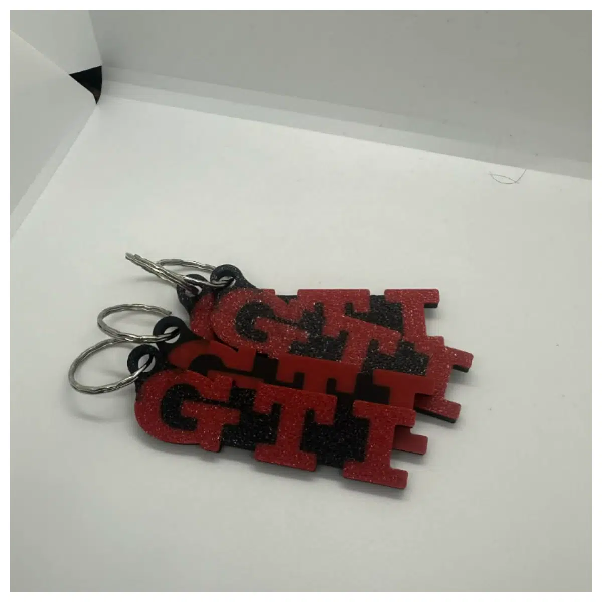 GTI Key Chain Car Accessory Keychain Parts Car Decoration Keyring Gift Enthusiast