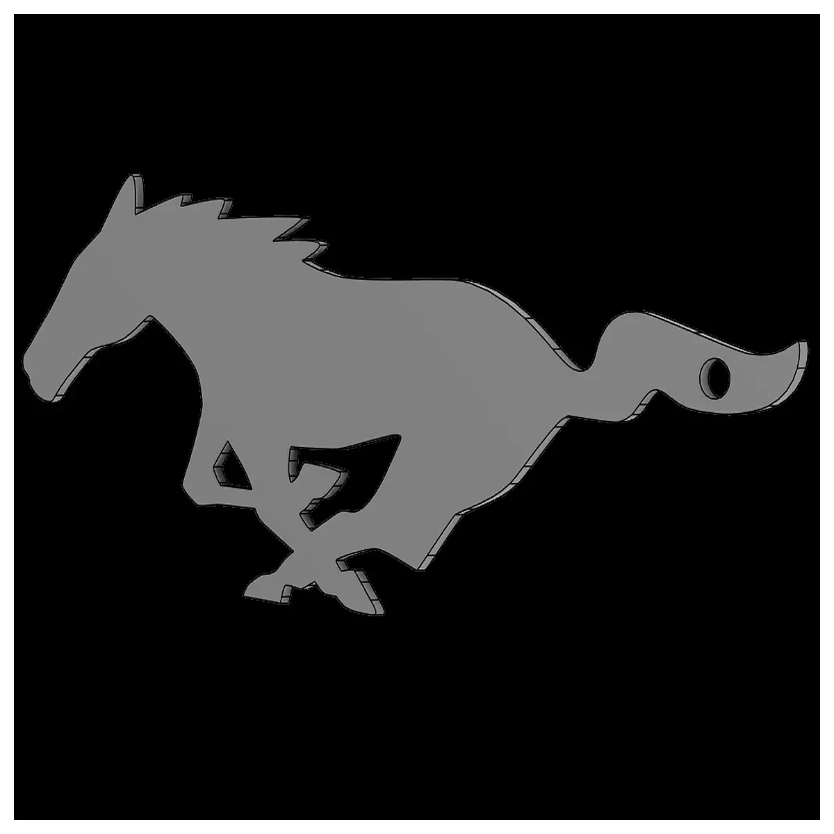 Wild Horse Keychain Unleash Your Spirit Car Keyring Animal Decoration Pet Accessory Key Charm Freedom Style