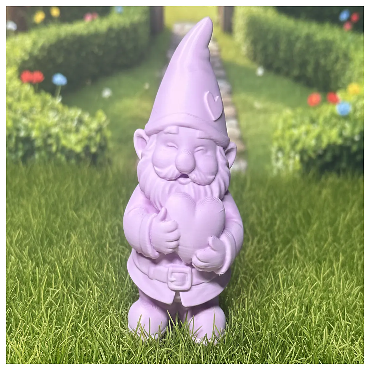 cute little gnome figurine with decoration for home decor garden ornament gift idea