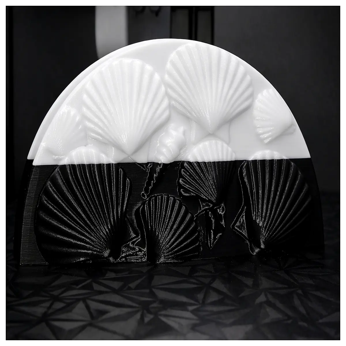 Shell Tissue Holder Kitchen Wall Storage Shelf Desk Organizer Paper Towel Stand Bathroom Accessory Home Living