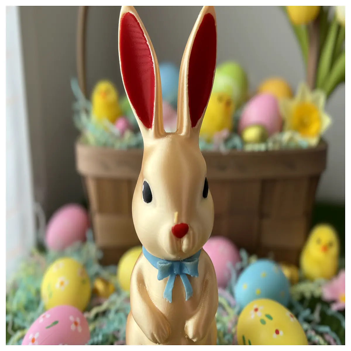 cute plush easter bunny toy for kids large stuffed rabbit decoration for home garden party soft hare figurine gift