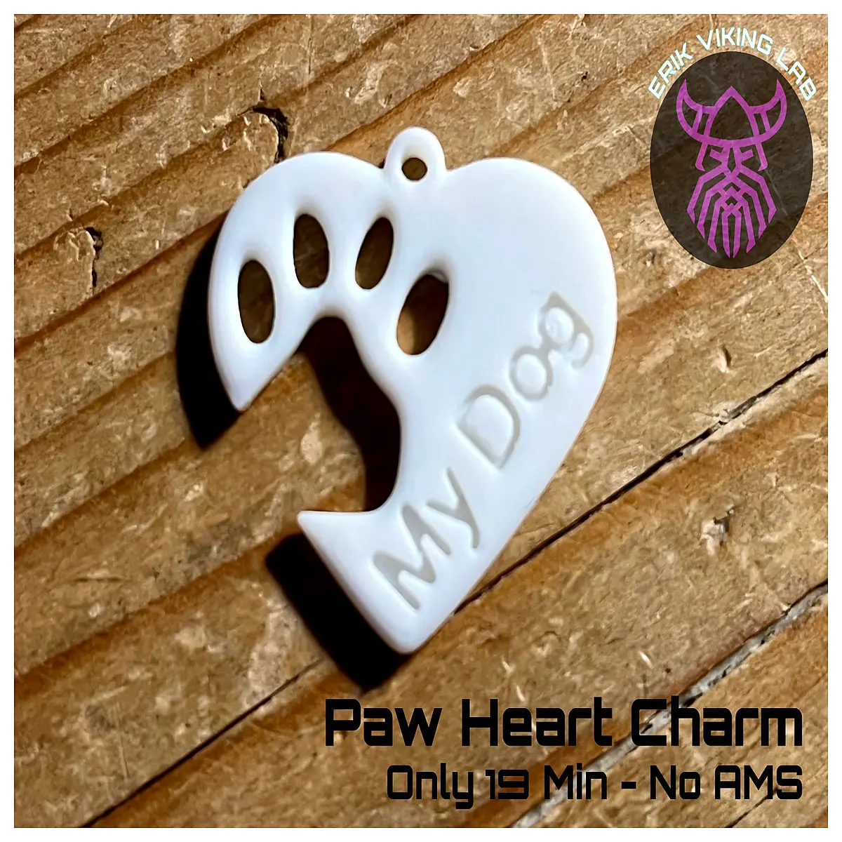 Shaped Dog Paw Pendant Pet Memorial Charm Love Gift Lucky Amulet Bracelet Jewelry Wholesale