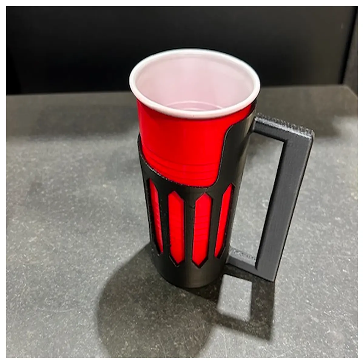 Red Solo Cup Handle Replacement Phone Cup Holder Desktop Stand Accessory Mobile Holder Parts Cup Stand Support