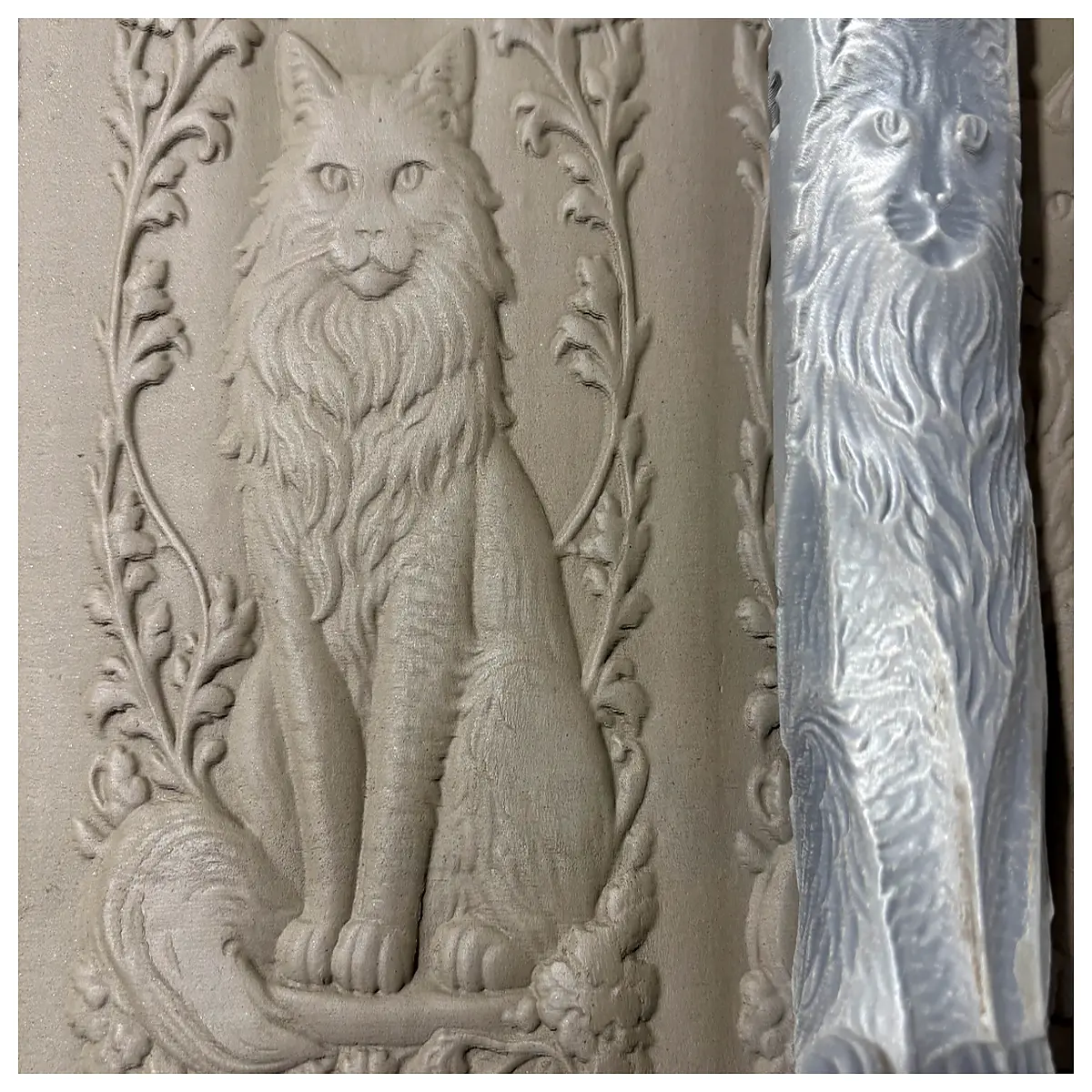 Roller Painting Tool Plant Cat Portrait 3D Modeling Creation Character Design Art Accessories