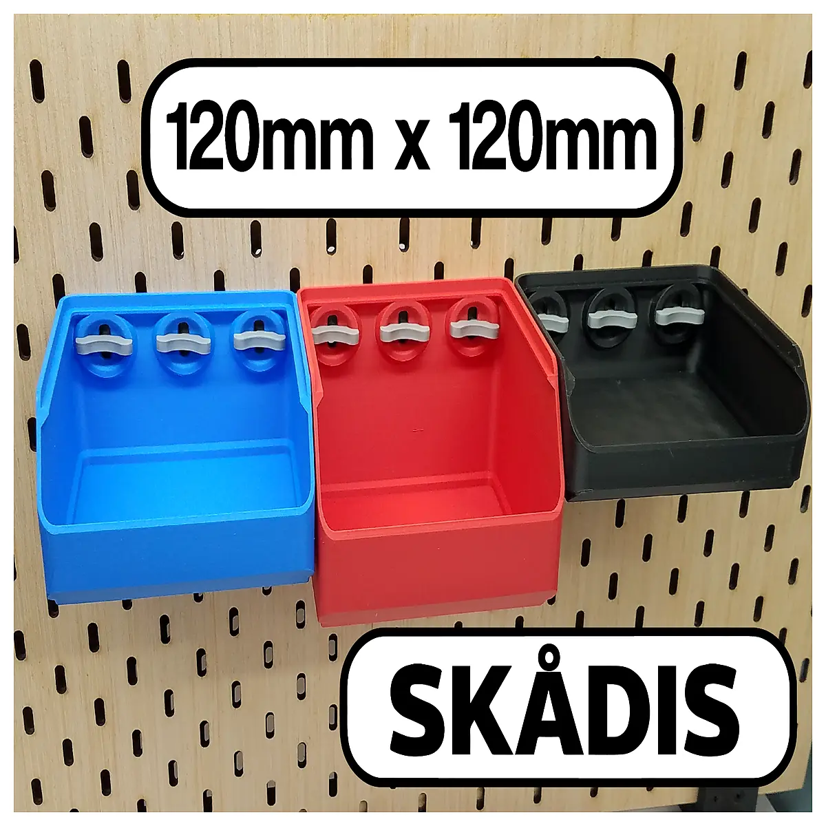 sikudis storage bin 120x120 large plastic organizer box for closet home warehouse stacking container duty