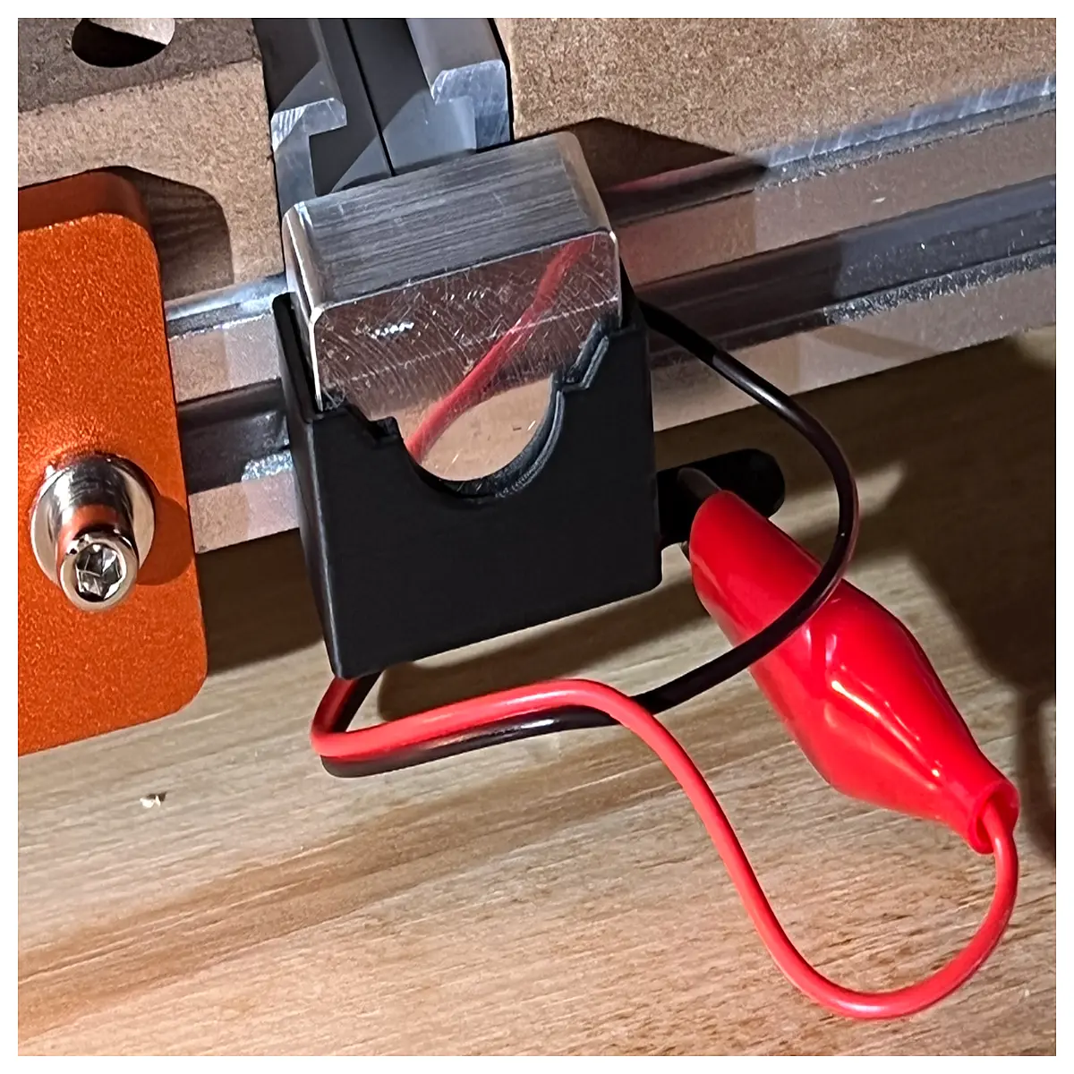 Touch Probe Holder Print Bed Stand 30x30x15mm FoxAlien Print Accessory Print Bed Support Measurement Tool