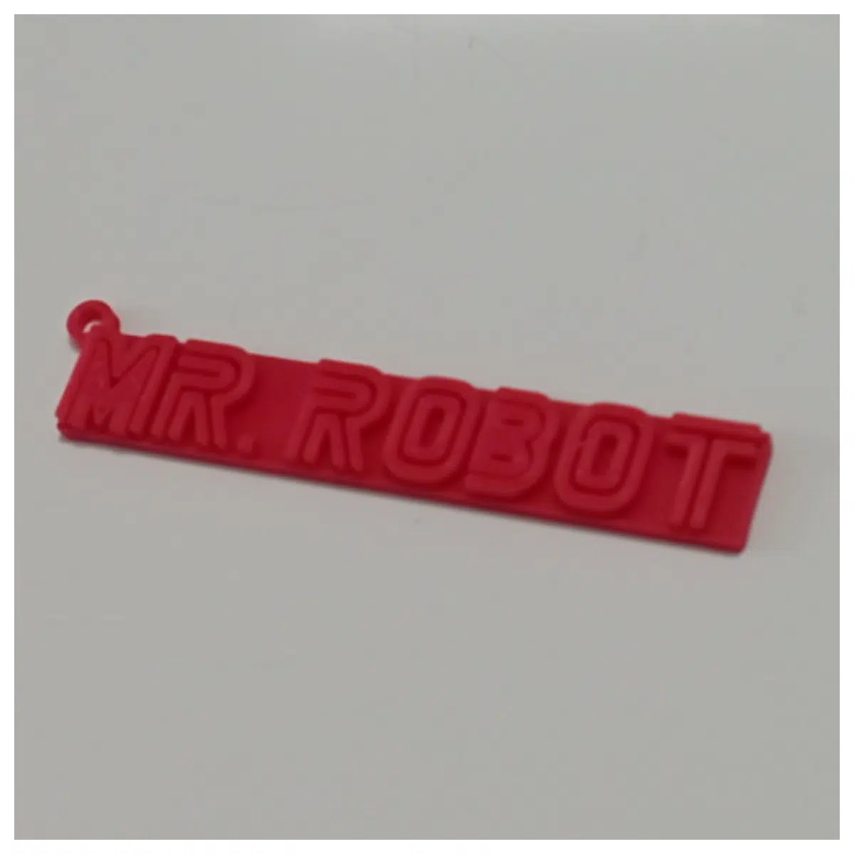 MR ROBOT Keychain Electronic Accessory Novelty Anime Friends Family Key Chain