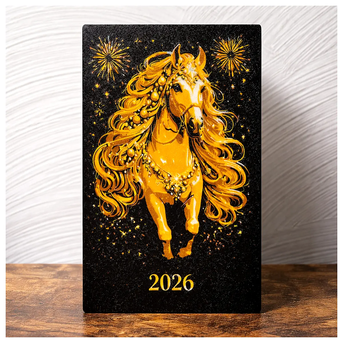 Golden Horse MakerLab Display Box Lantern Year of the Horse New Year Decoration Lights Festival Lighting Wholesale Direct Sales
