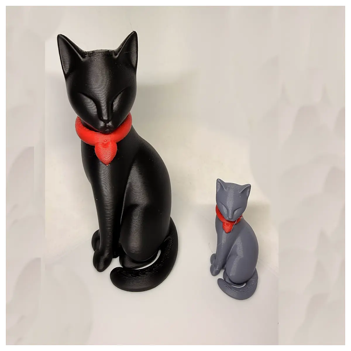 Modern Cat Sculpture Decoration Valentine s Day Gift Cat Figurine Home Decor Romantic Display Creative Gift
