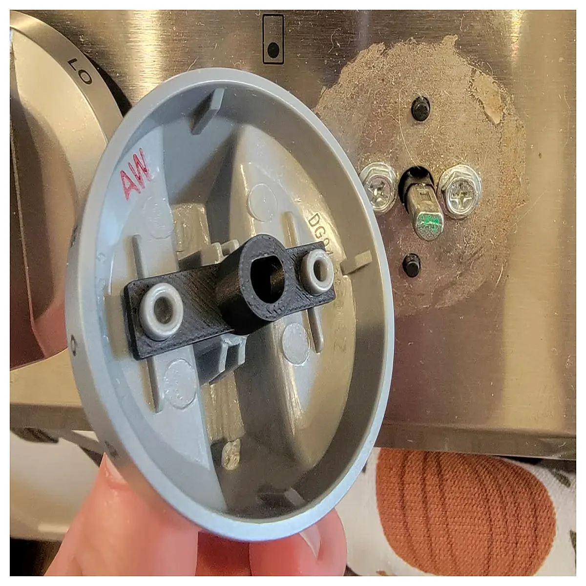 stove knob repair replacement parts for gas oven range burner control dial fix broken handle