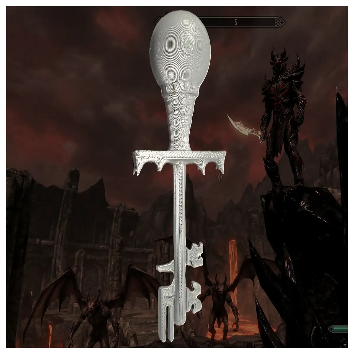 Deadra Skeleton Key Activation Rare Item Equipment Collection Game