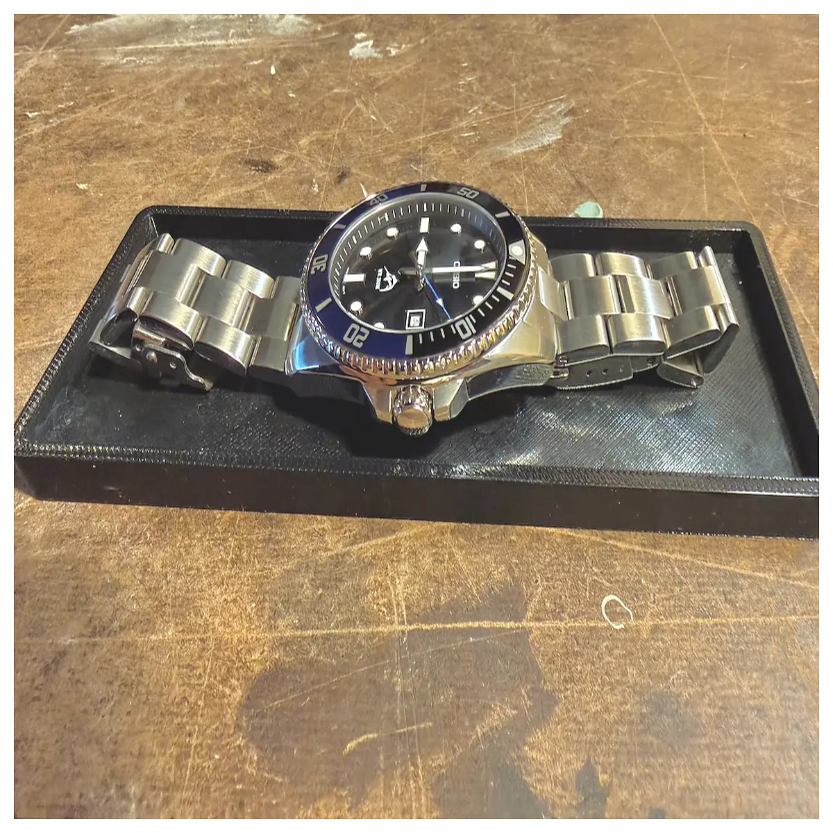 Watch Display Stand Watch Storage Tray Clock Parts Decorative Organizer Desktop Display Precision Timer Accessories